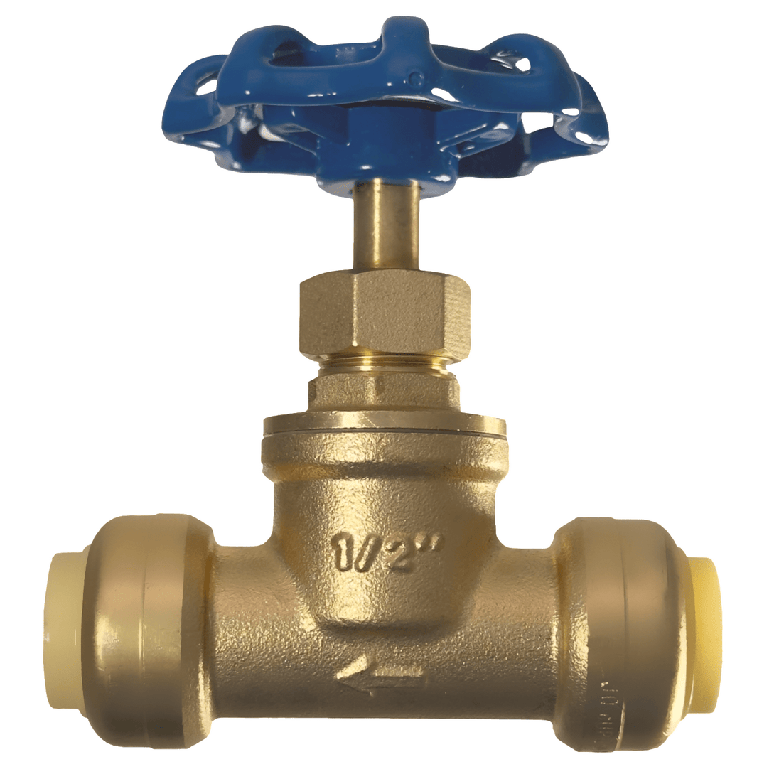1/2 inch Push-to-Connect Stop Valve with Drain