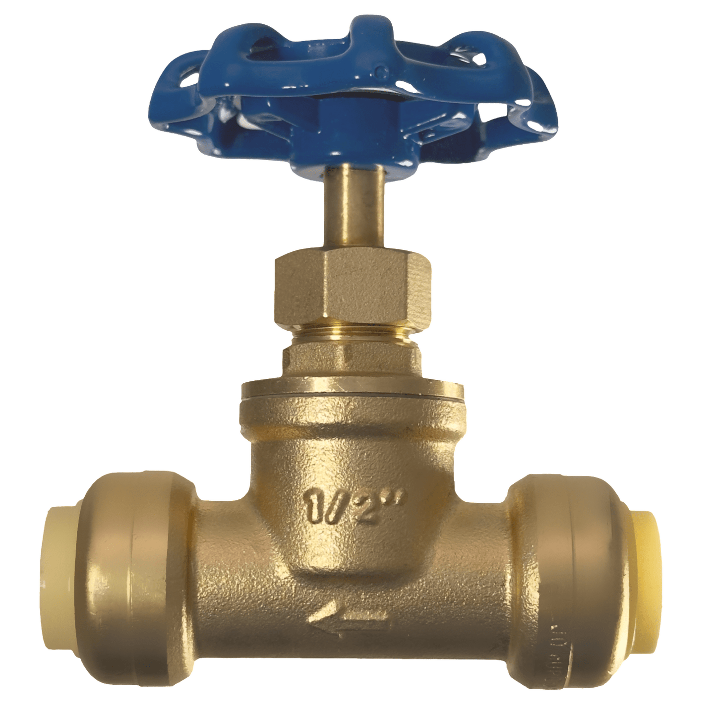 1/2 inch Push-to-Connect Stop Valve with Drain