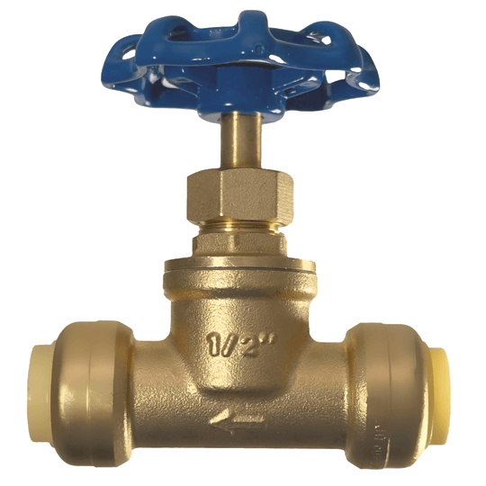 1/2 inch Push-to-Connect Stop Valve with Drain
