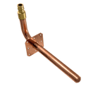 1/2 inch Pex-A Expansion Stub Out Elbow with Flange | 3-1/2 Inchx 8 Inch