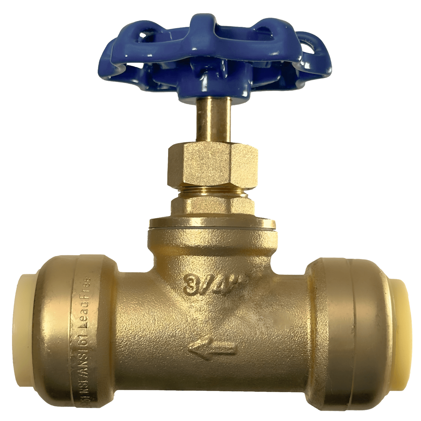 3/4 inch Push-to-Connect Stop Valve with Drain