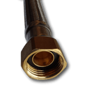 3/4 Inch FIP x 3/4 Inch Push-to-Connect Ball Valve with Flexible Hose, 18 Inch Length