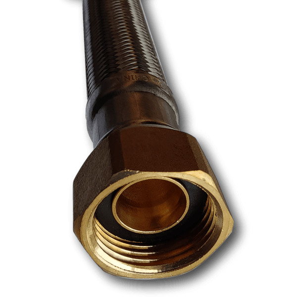 3/4 Inch FIP x 3/4 Inch Push-to-Connect Ball Valve with Flexible Hose, 18 Inch Length