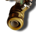3/4 Inch FIP x 3/4 Inch Push-to-Connect Ball Valve with Flexible Hose, 18 Inch Length