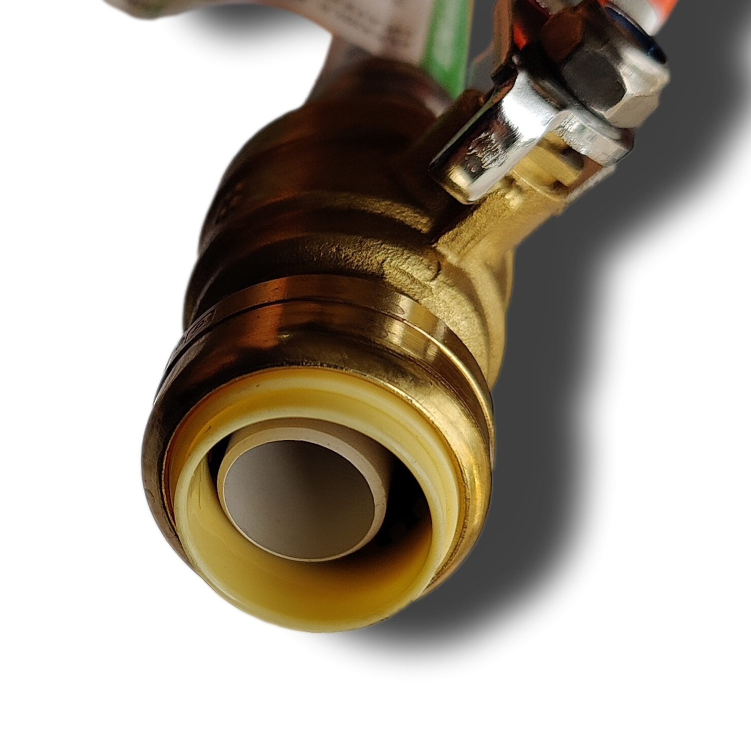  P Ball Hose Measuring 3/4" FIP x 1/2" Push Fit Ball Valve with Flexible Hose, 18" Length Specifically 