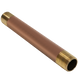 1/2 in x 6 in Red Brass Nipple