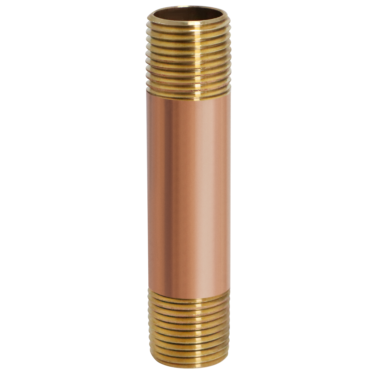 1/2 in x 3-1/2 in Red Brass Nipple