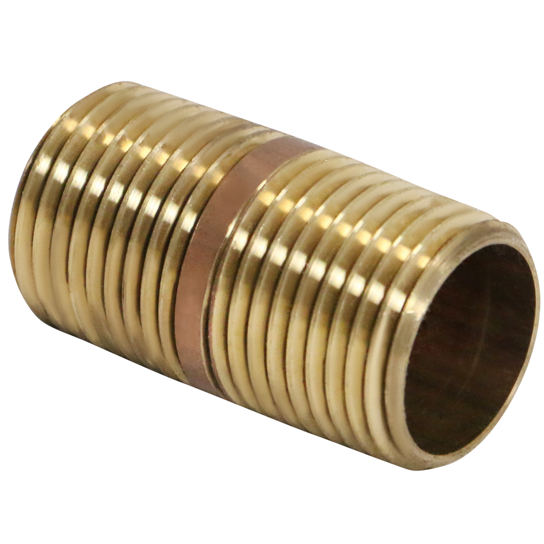 1/2 in X 1-1/2 in Red Brass Nipple
