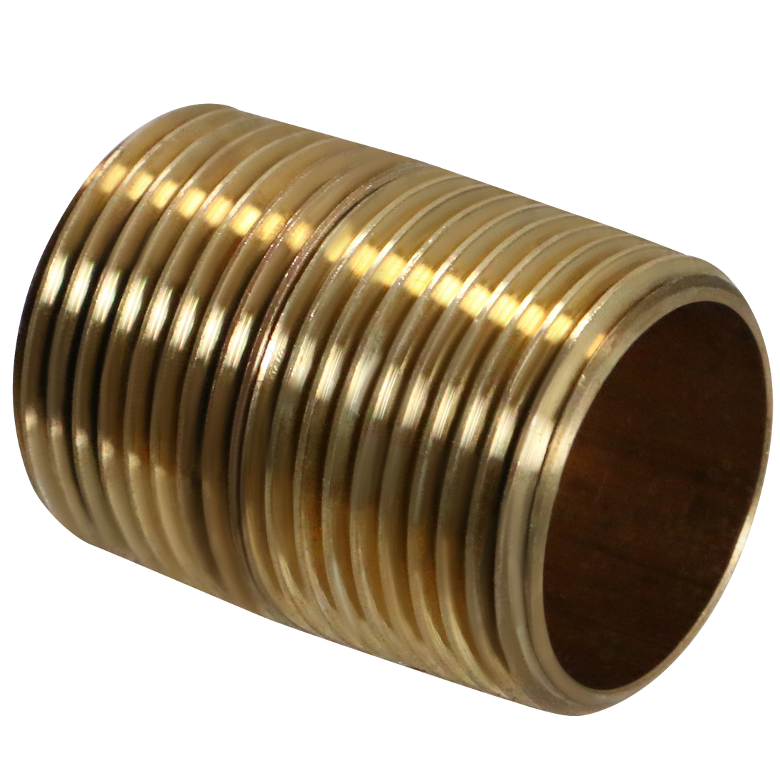 3/4 in x 1-3/8 in Red Brass Nipple