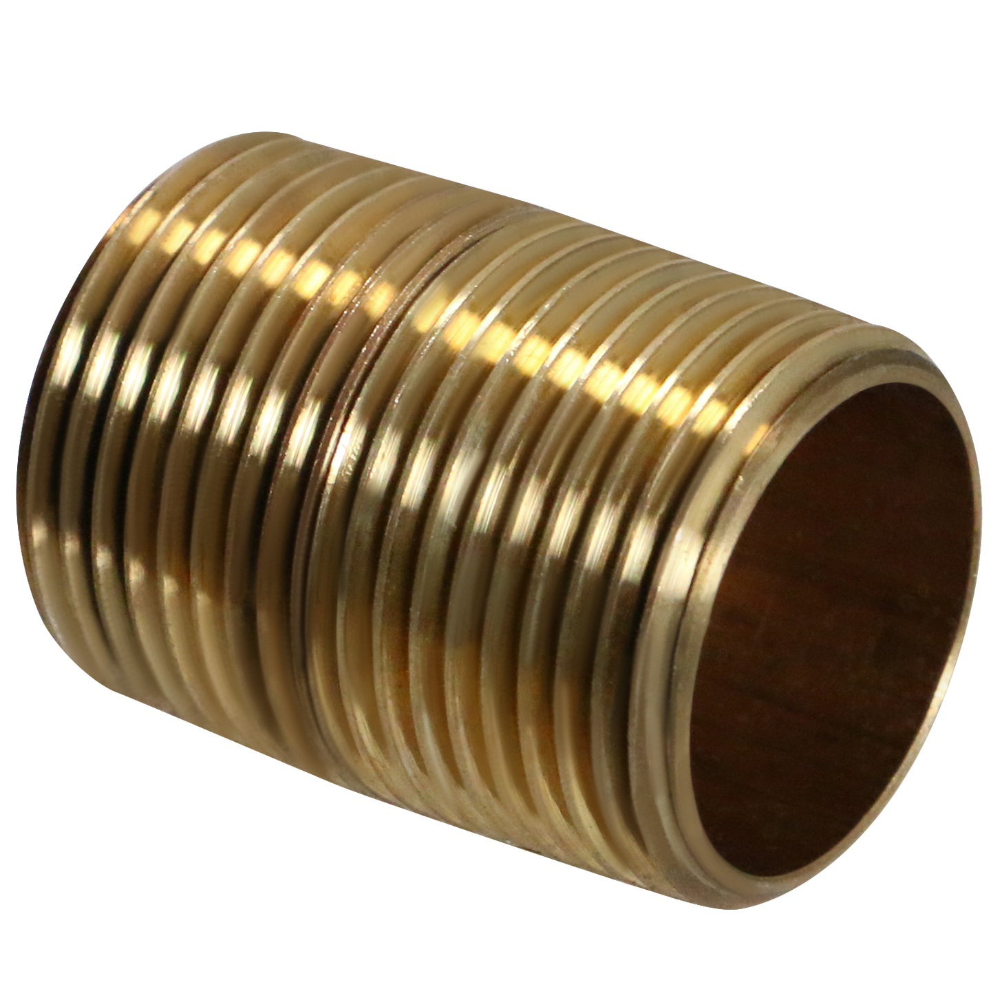 3/4 in x 1-3/8 in Red Brass Nipple