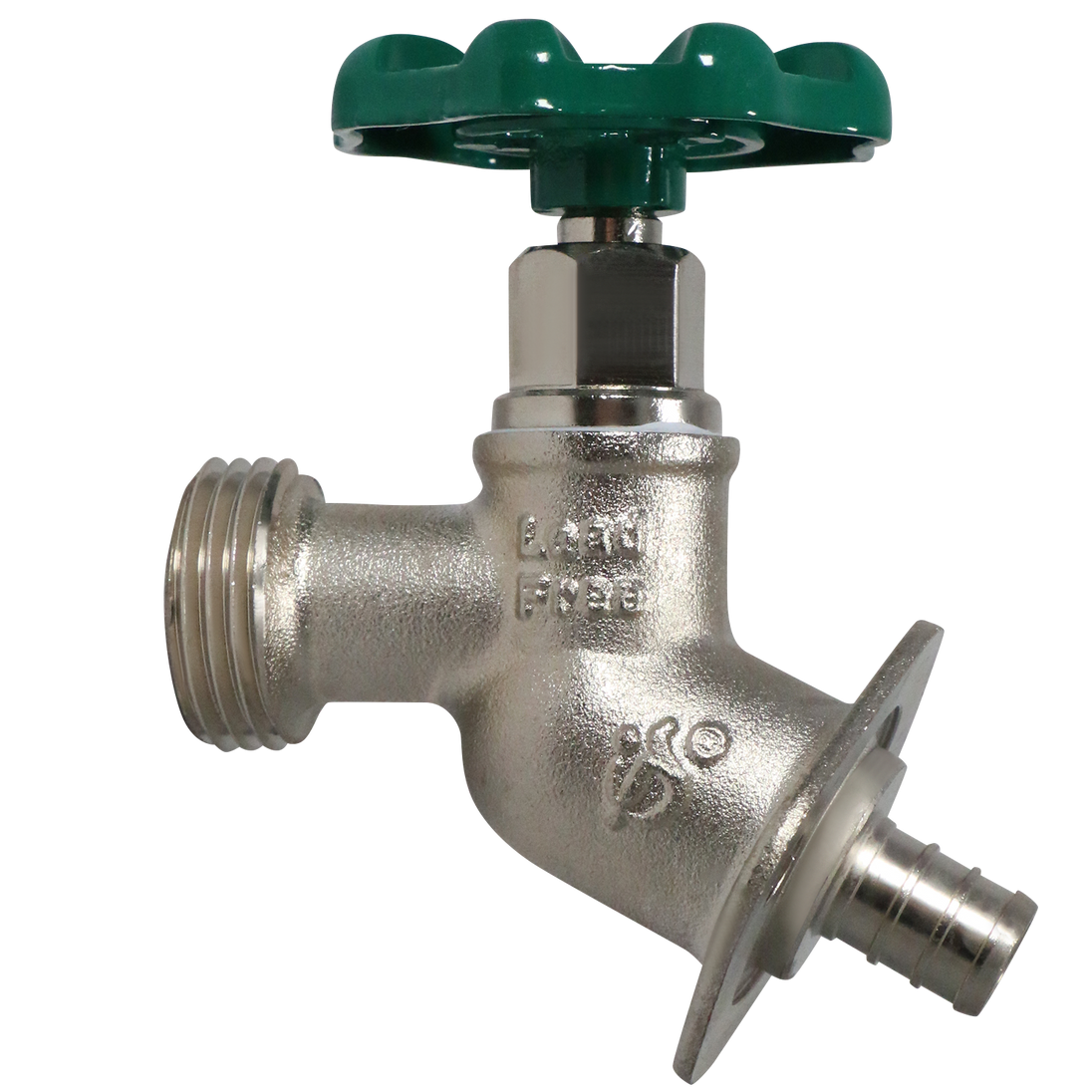 1/2 Inch PEX-B Barb x 3/4 Inch GHT Sillcock