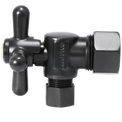 5/8 inch x 3/8 inch OD Compression Angle Valve, Oil Rubbed Bronze
