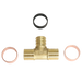 3/4 Inch PB (Polybutylene) x 3/4 Inch PB x 3/4 Inch PEX-B Barb Crimp Tee