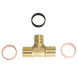 3/4 Inch PB (Polybutylene) x 3/4 Inch PB x 3/4 Inch PEX-B Barb Crimp Tee