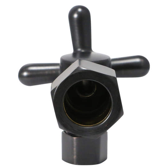 5/8 inch x 3/8 inch OD Compression Angle Valve, Oil Rubbed Bronze