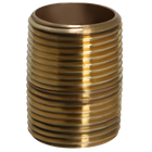 3/4 in x 1-3/8 in Red Brass Nipple