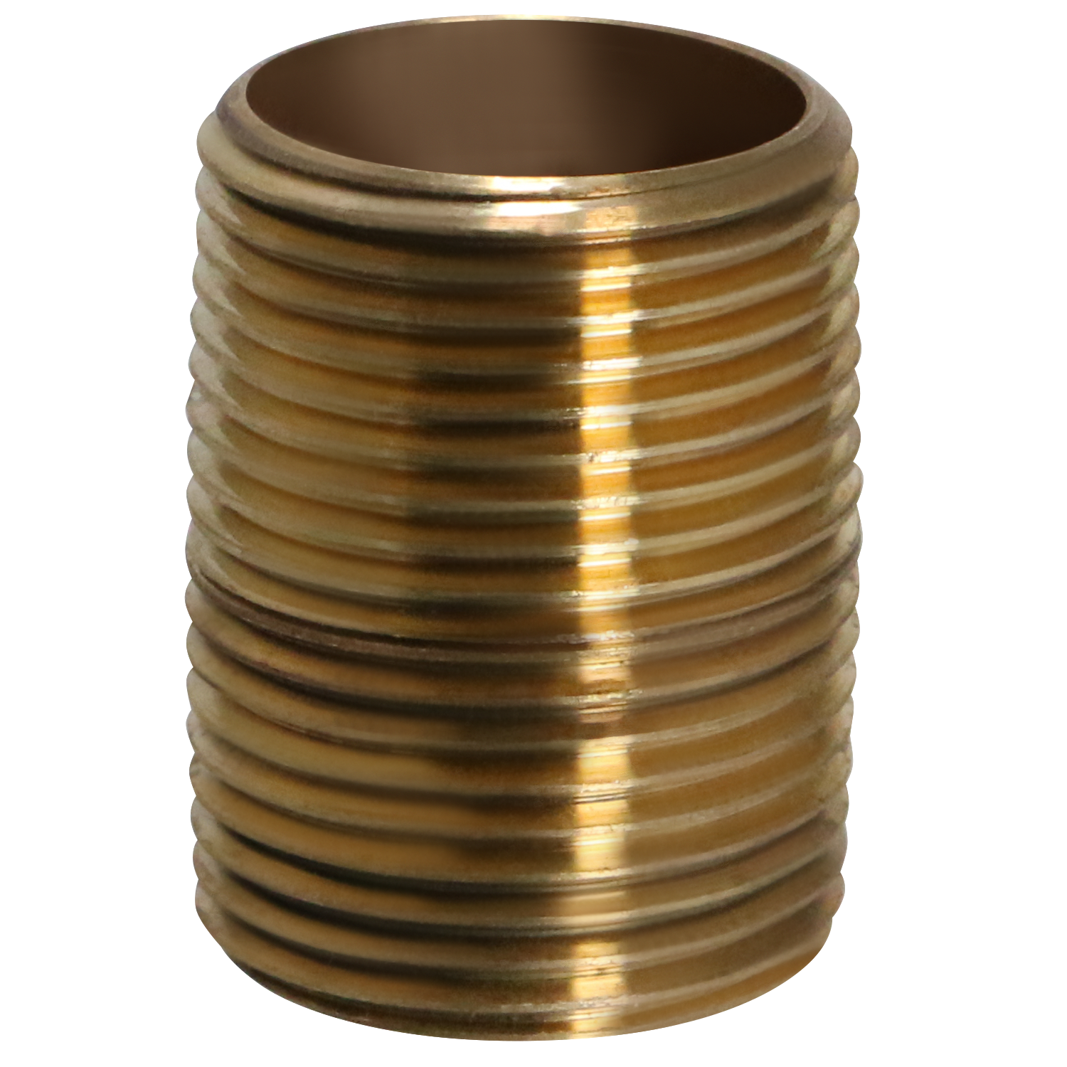 3/4 in x 1-3/8 in Red Brass Nipple