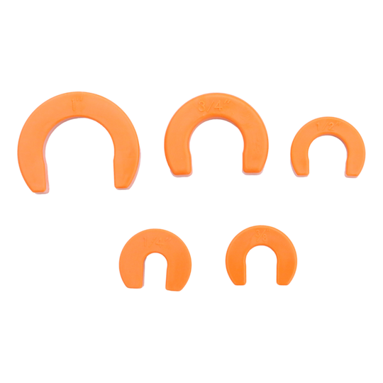 Push-to-Connect Disconnect Clips Variety Pack for Fitting Removal | 1/4 Inch, 3/8 Inch, 1/2 Inch, 3/4 Inch, 1 Inch