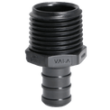 1/2 Inch PEX-B Barb Crimp x 1/2 Inch Male NPT Poly Alloy Adapter