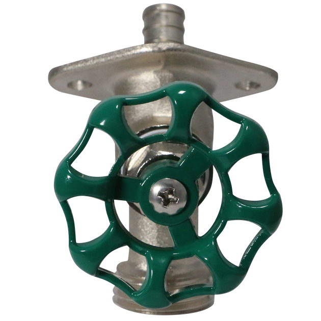 1/2 Inch PEX-B Barb x 3/4 Inch GHT Sillcock