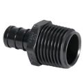 1/2 Inch PEX-B Barb Crimp x 1/2 Inch Male NPT Poly Alloy Adapter
