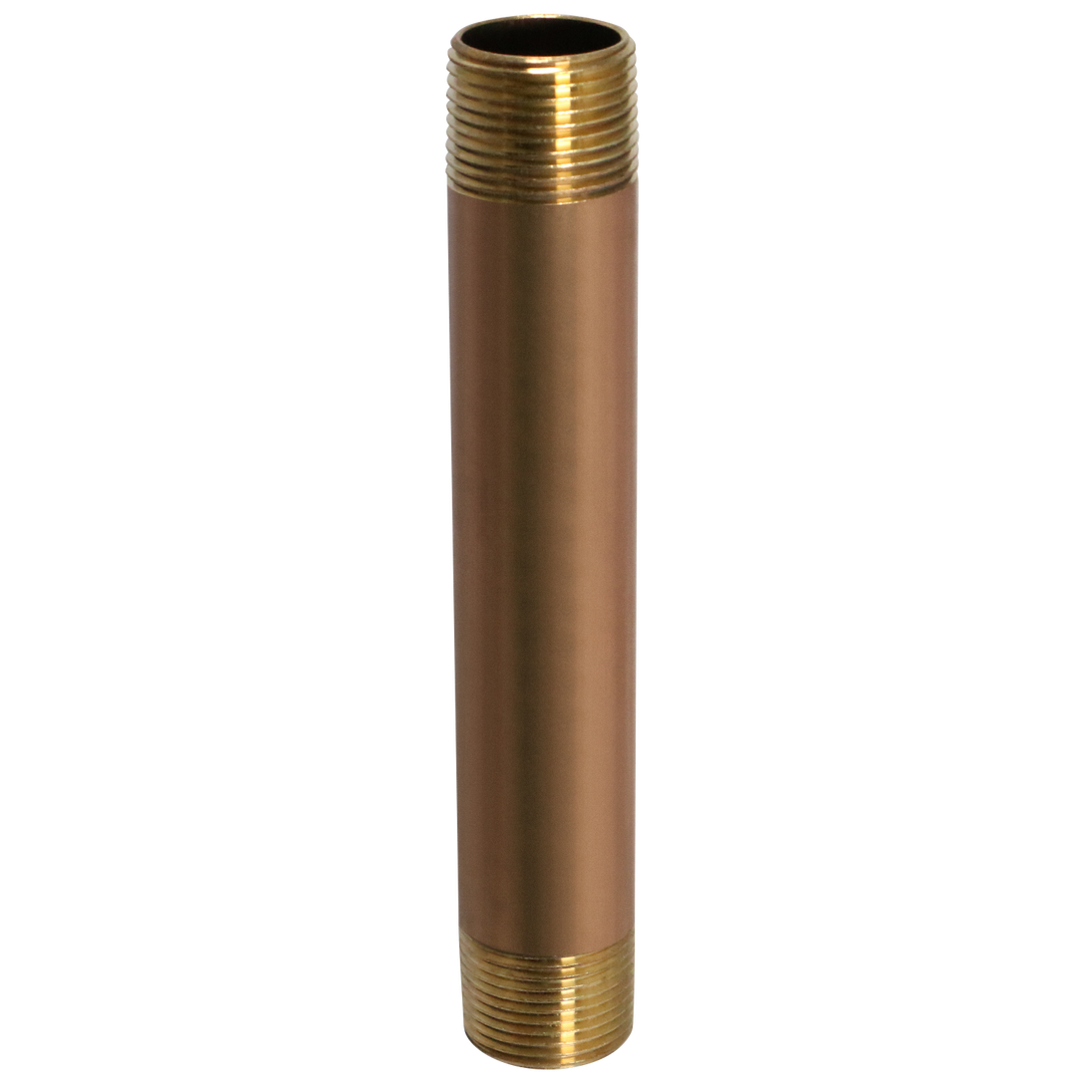 3/4 in x 6 in Red Brass Nipple