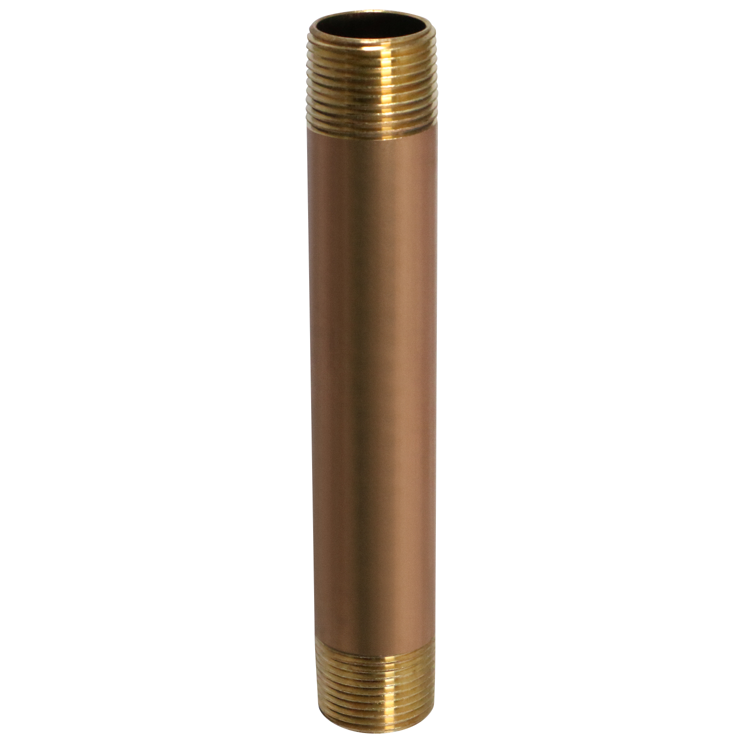 3/4 in x 6 in Red Brass Nipple