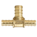 3/8 Inch x 3/8 Inch x 1/2 Inch PEX-B Barb Crimp Reducing Tee