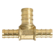 3/8 Inch x 3/8 Inch x 1/2 Inch PEX-B Barb Crimp Reducing Tee