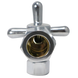 5/8 inch x 3/8 inch OD Compression Angle Valve, Polished Chrome