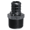 3/4 Inch PEX-B Barb Crimp x 3/4 Inch Male NPT Poly Alloy Adapter