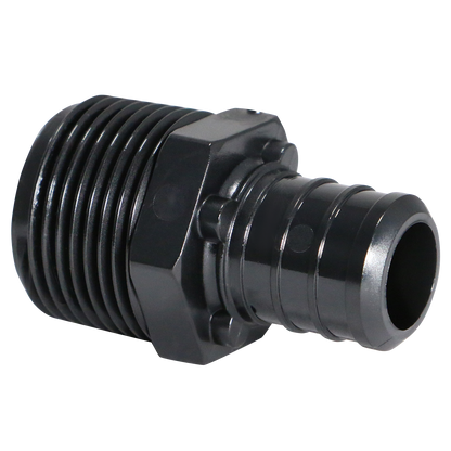 Poly Alloy Pex B Male NPT Adapter Measuring Poly Alloy Pex B 3/4" x 3/4" Male NPT Adapter Specifically Poly Alloy Pex B Male NPT Adapter