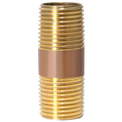 1/2 in x 2 in Red Brass Nipple