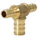 3/8 Inch x 3/8 Inch x 1/2 Inch PEX-B Barb Crimp Reducing Tee