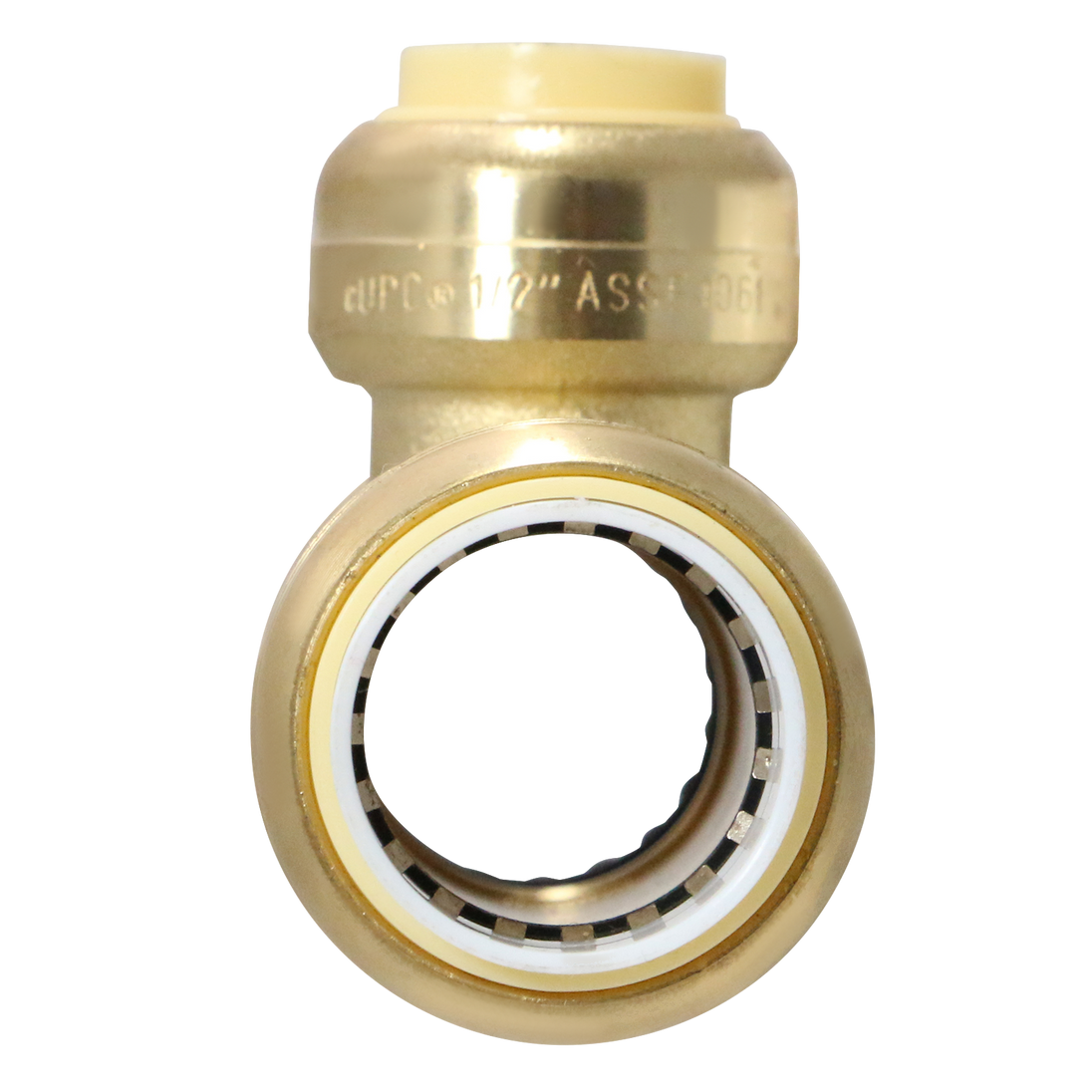 1/2 inch PVC x 1/2 Inch PVC x 1/2 Inch CTS Push-to-Connect Tee