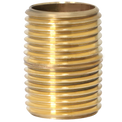 1/2 in x 1-1/8 in Red Brass Nipple