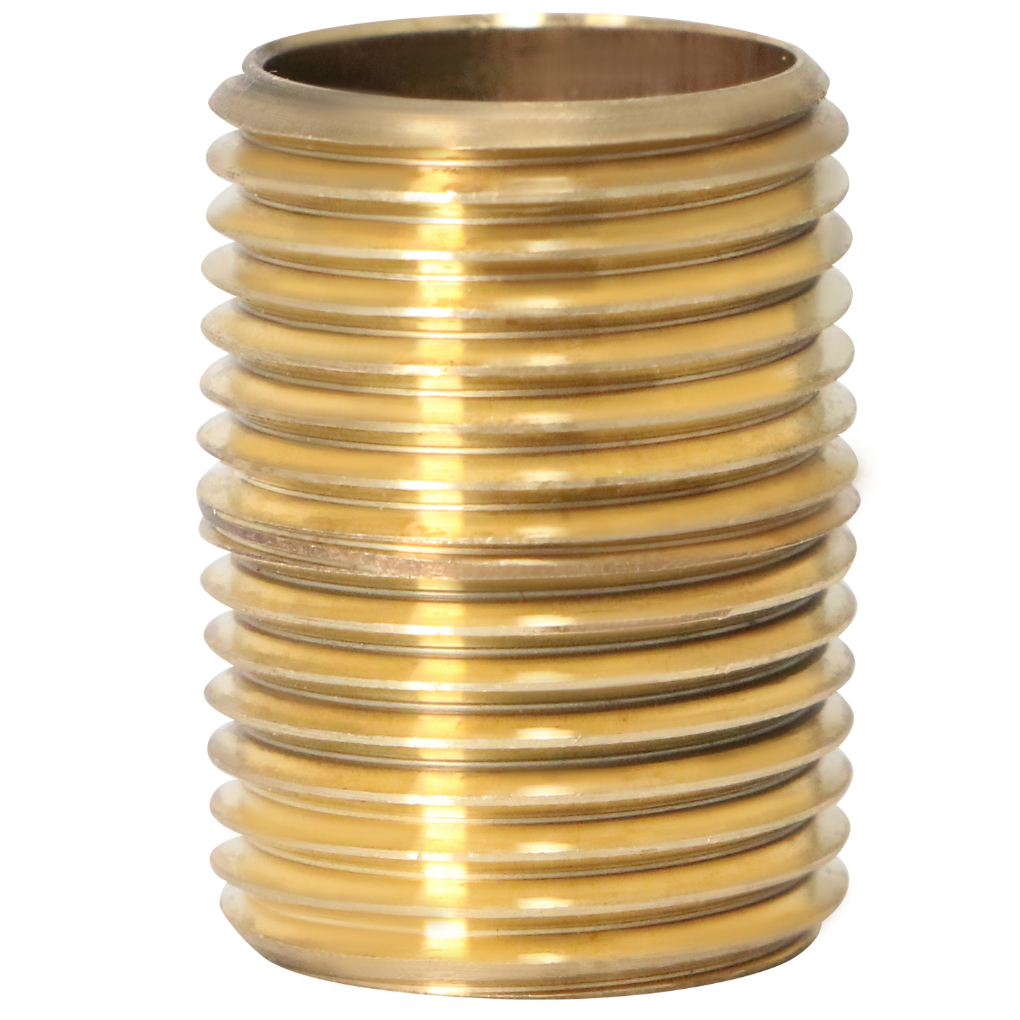 1/2 in x 1-1/8 in Red Brass Nipple