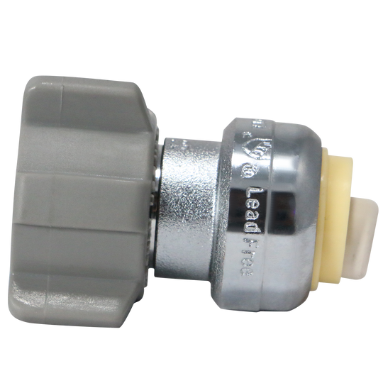 Push-to-Connect 1/2 inch FIP Faucet Straight Adapter