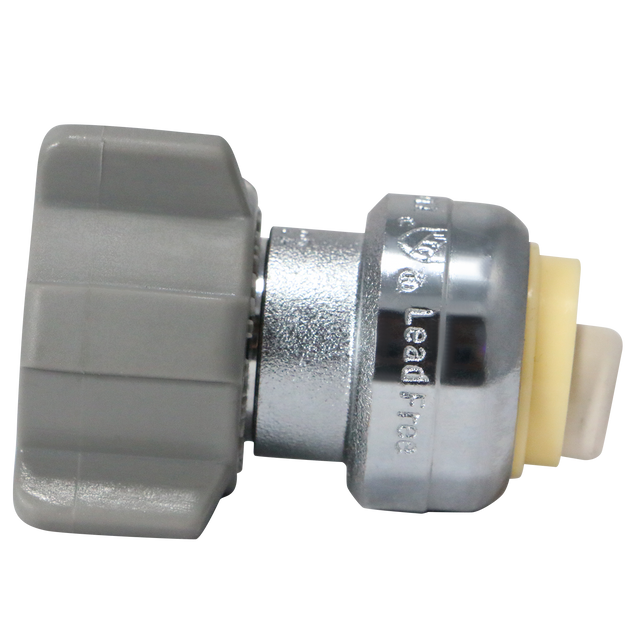 Push-to-Connect 1/2 inch FIP Faucet Straight Adapter