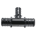 3/4 Inch X 3/4 Inch X 1/2 Inch PEX-B Barb Crimp Poly Alloy Tee