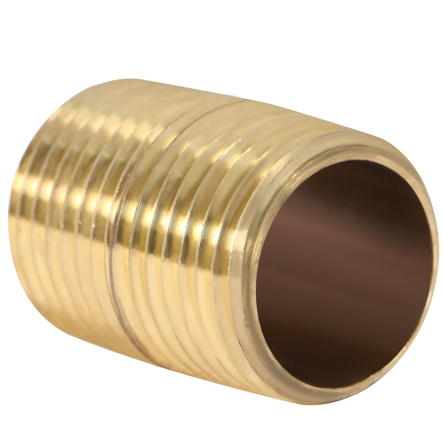 1/2 in x 1-1/8 in Red Brass Nipple