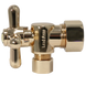 5/8 inch x 3/8 inch OD Compression Angle Valve, Golden