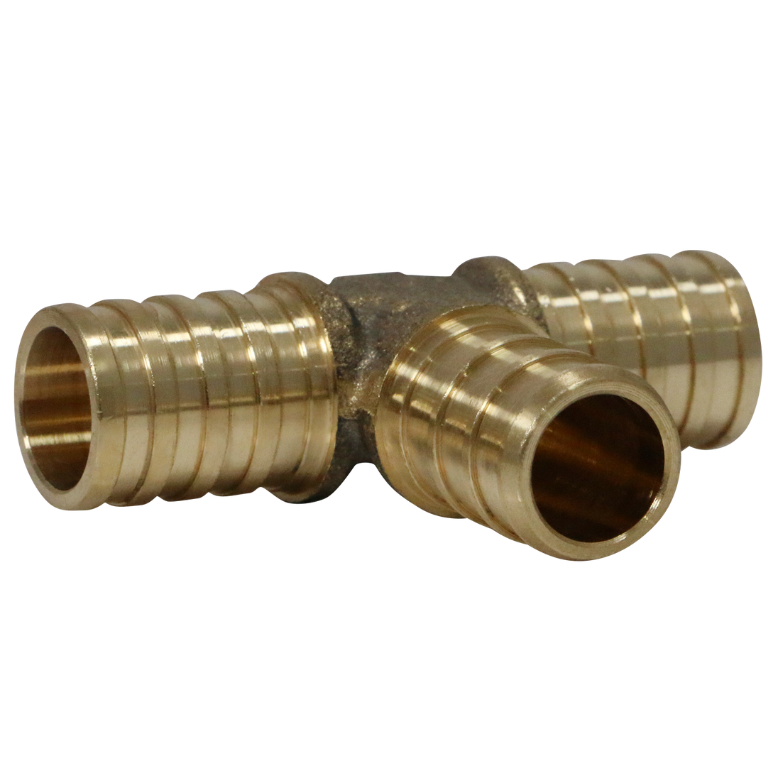 1/2 Inch PB (Polybutylene) x 1/2 Inch PB x 1/2 Inch PEX-B Barb Crimp Tee