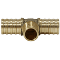 1/2 Inch PB (Polybutylene) x 1/2 Inch PB x 1/2 Inch PEX-B Barb Crimp Tee
