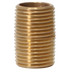 3/8 in x 1 in Red Brass Nipple