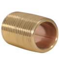 3/8 in x 1 in Red Brass Nipple