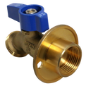 3/4 Inch FPT x 3/4 Inch GHT Hose Bibbs with Flange