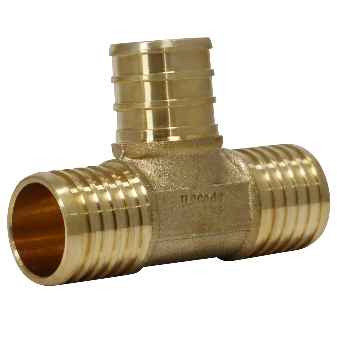 3/4 Inch PB (Polybutylene) x 3/4 Inch PB x 3/4 Inch PEX-B Barb Crimp Tee