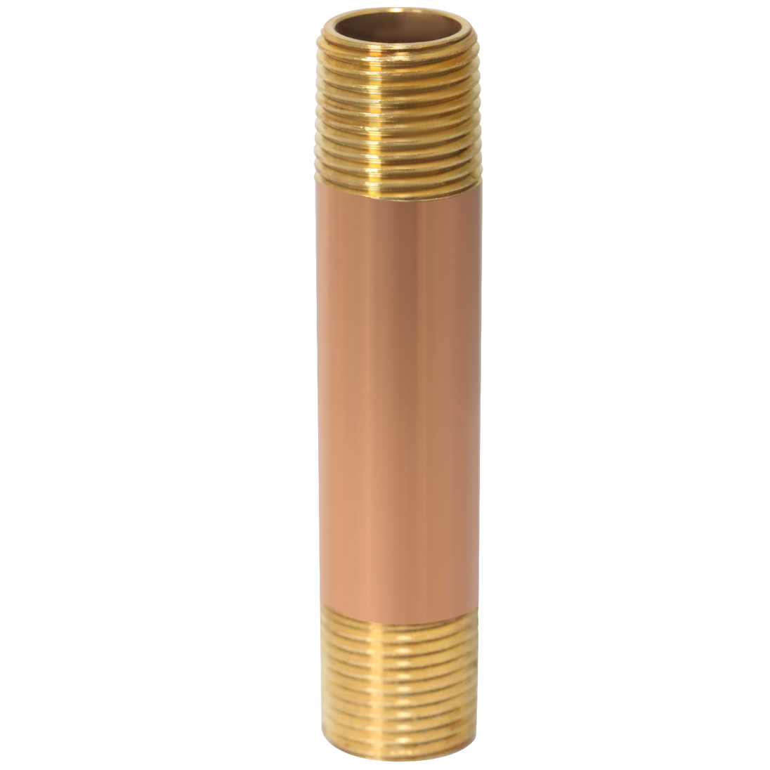 3/8 in X 3 in Red Brass Nipple