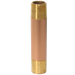 3/8 in X 3 in Red Brass Nipple